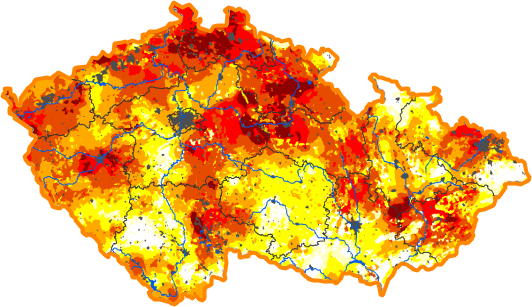 Intenzita sucha - 11. listopad 2018