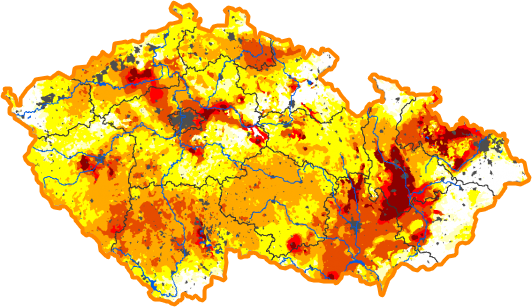 Intenzita sucha - 5. květen 2019