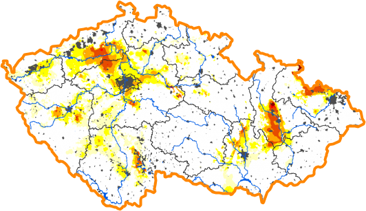 Intenzita sucha - 2. červen 2019