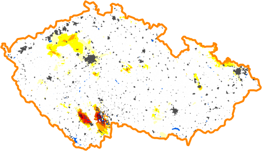 Intenzita sucha - 8. březen 2020