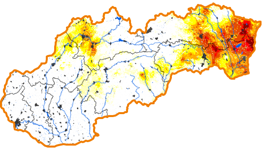 Intenzita sucha - 16. september 2018