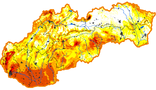 Intenzita sucha - 20. marec 2022